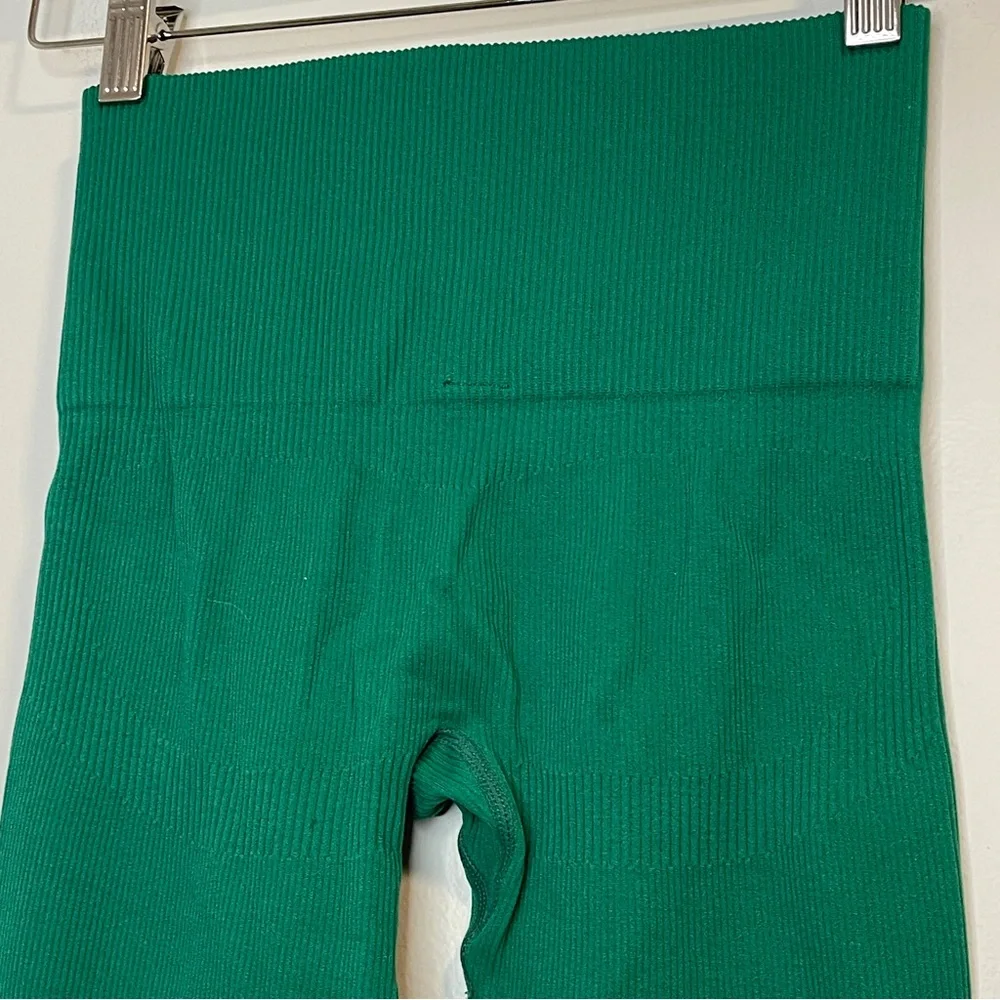 Savage X Fenty Forest Green Ribbed Sports Bra & Legging Set